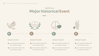 Arab Israeli Conflict slide template