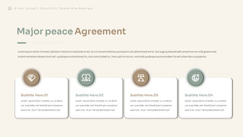 Arab Israeli Conflict slide template