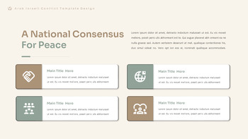 Arab Israeli Conflict slide template