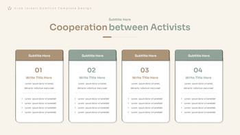 Arab Israeli Conflict slide template