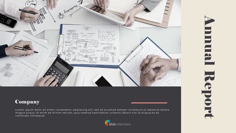 Annual Report team presentation template