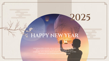2025 Neujahr Einfache Google-Vorlagen_19