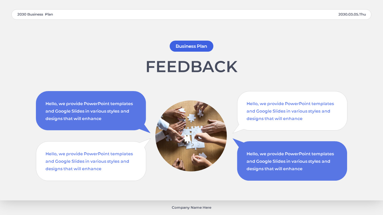 2050 Winning Business Plan PPT Theme