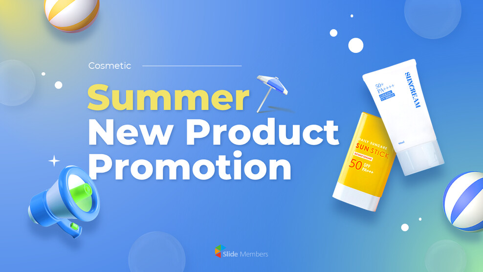 Modello di animazione PowerPoint per la promozione di nuovi prodotti estivi_01