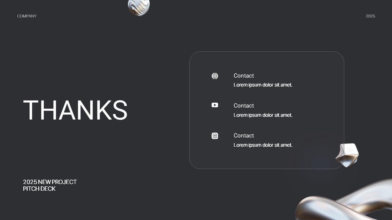 2025 New Project Template Theme animated PowerPoint Templates