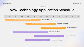 Competitor Comparative Analysis Report computer ppt background_25