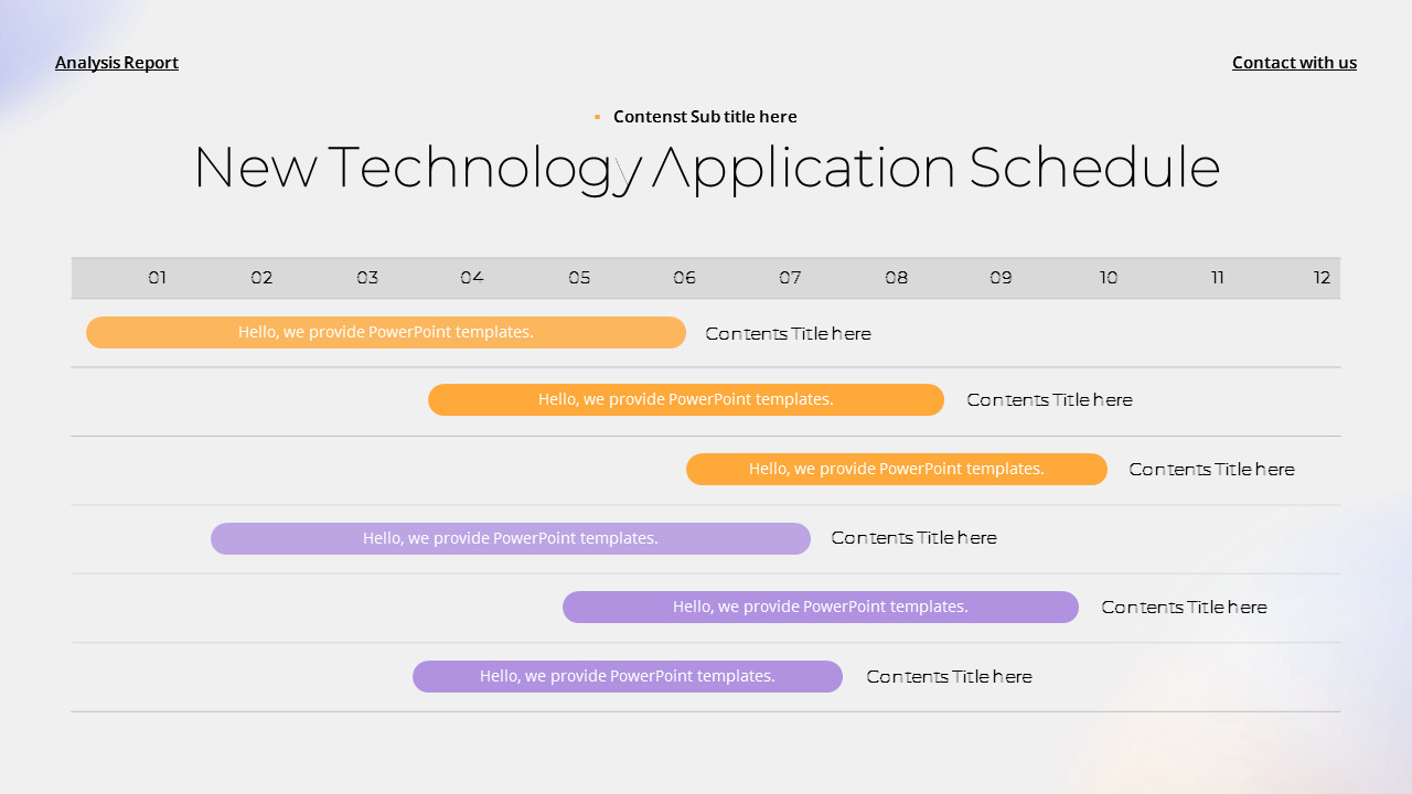 Competitor Comparative Analysis Report design ppt