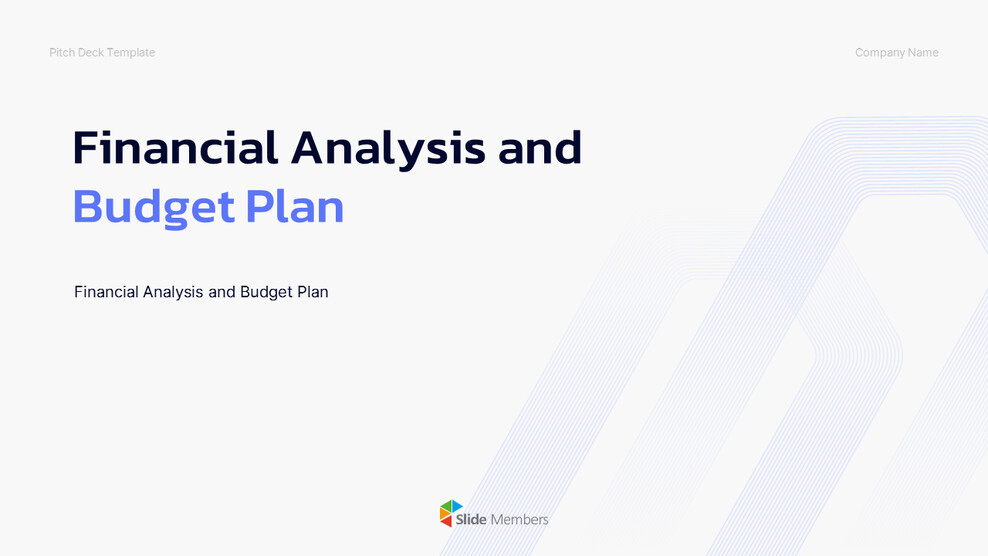 Financial Analysis and Budget Plan Google Slides Template Diagrams Design