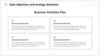 Sales Strategy Plan Presentation PowerPoint Template – Bold Red ...