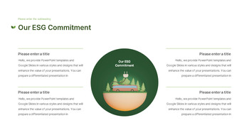 ESG Management Strategy google slides powerpoint