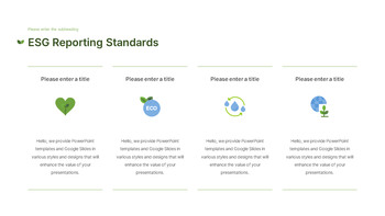 ESG Management Strategy google slides powerpoint