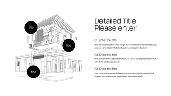 Architecture and drawing design PowerPoint Design ideas_04