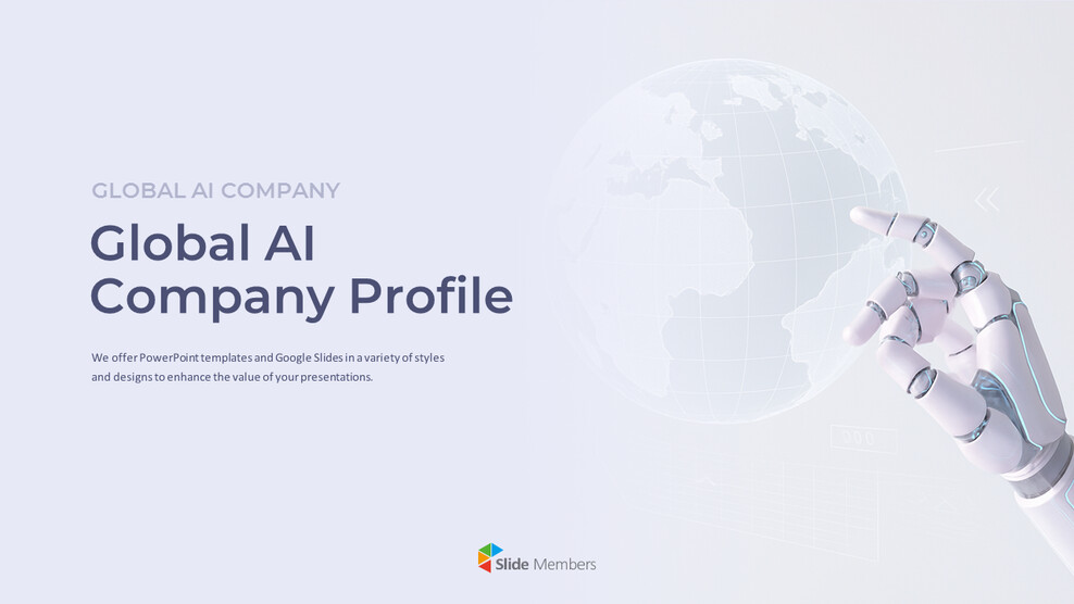 Global AI Company Profile ppt slide templates_01