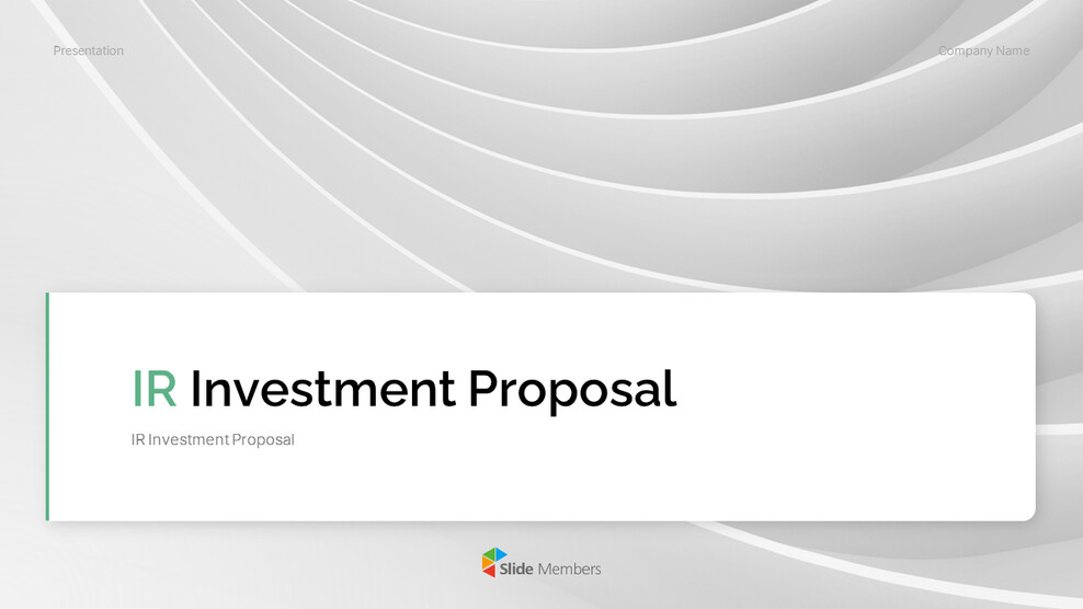 B2B SaaS IR Investment Proposal slide design_01