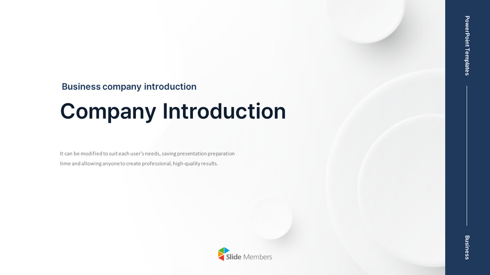 Unternehmensvorstellung minimalistische Powerpoint-Vorlage_01