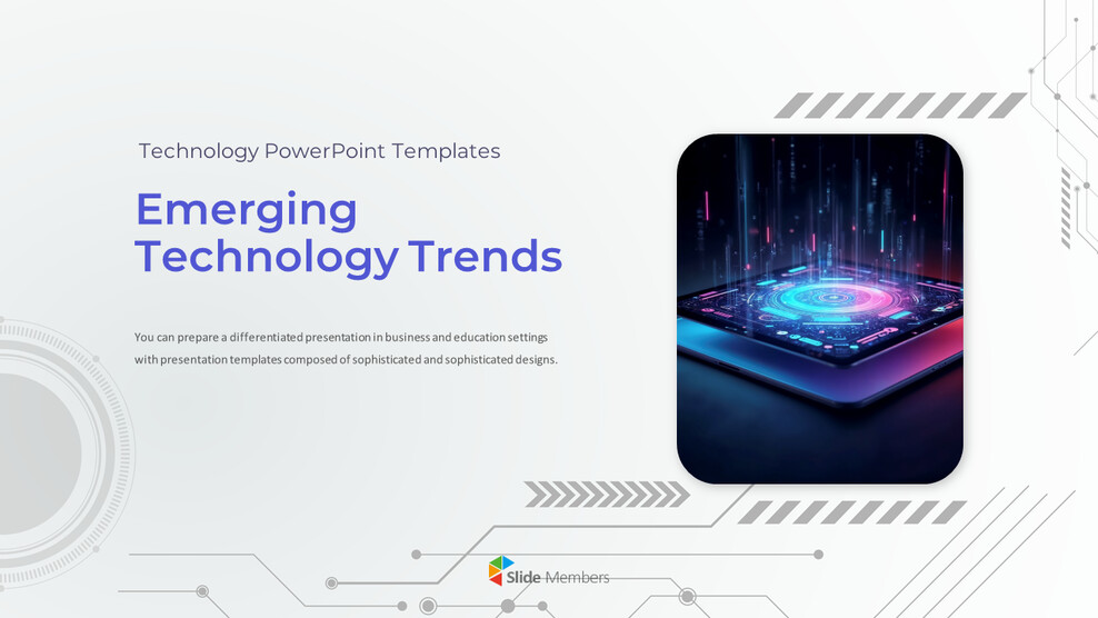 Neue Technologietrends Vorlage für powerpoint_01
