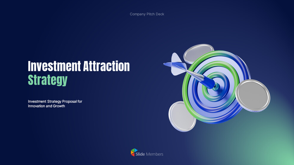 投資家に優しい投資誘致戦略 ピッチのプレゼンテーションテンプレート_01