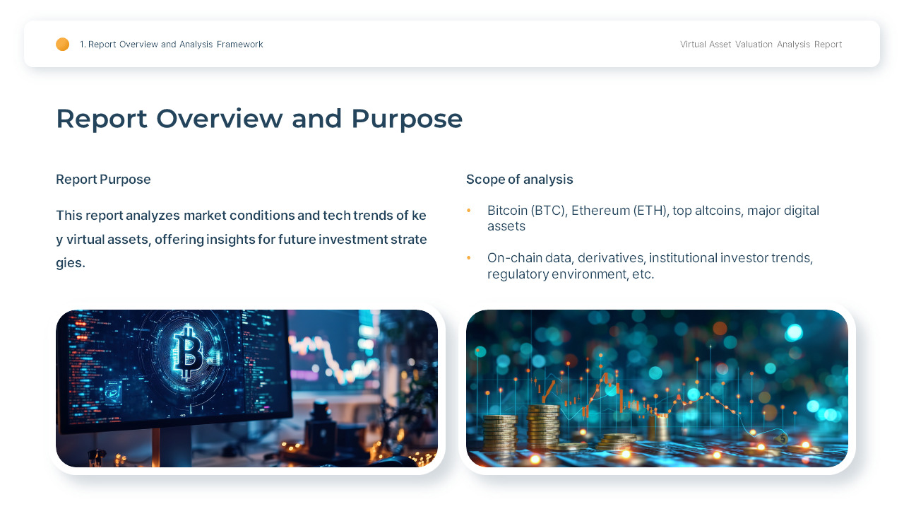 Virtual Asset & Crypto Valuation Analysis Easy PPT Template_03