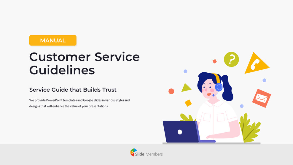 Customer Service Standards and Best Practices Guidelines deck slide_01