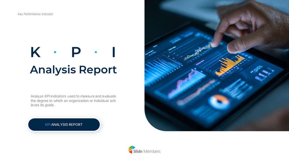 KPI Analysis and Performance Measurement Report presentation slide design_01