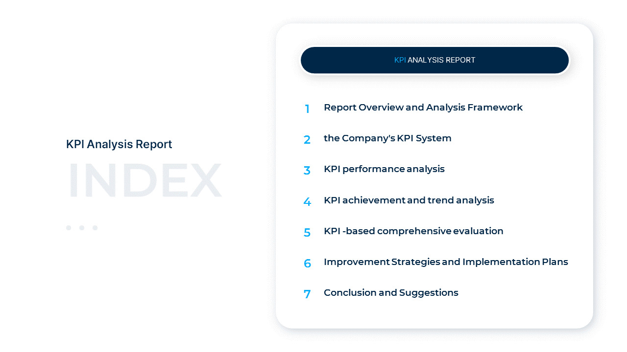 KPI Analysis and Performance Measurement Report presentation slide design_02