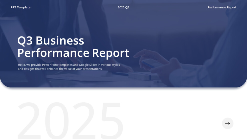 Q3 2025 Business Performance Slides – Quarterly Insights & Metrics creating PowerPoint Presentations_01