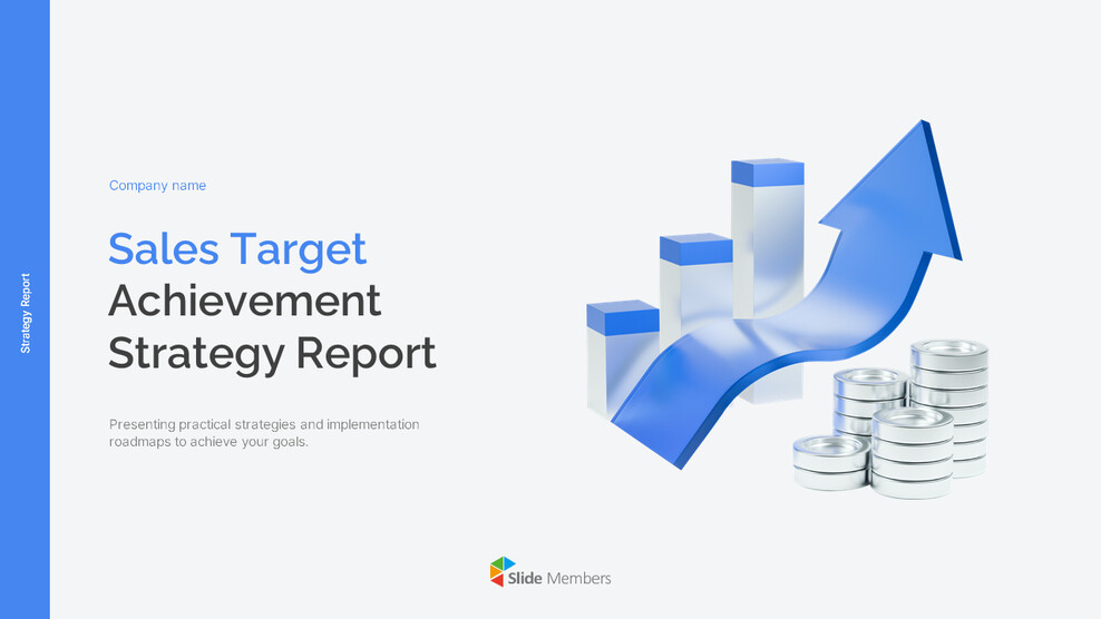 Informe de estrategia de crecimiento y logro de objetivos de ventas diseño ppt_01