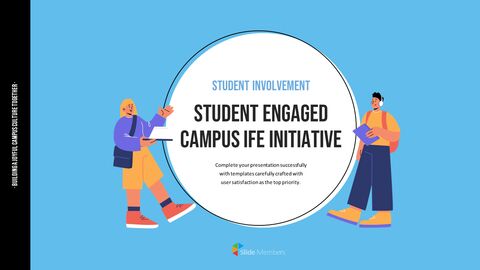 Student Engagement and Campus Life Improvement Initiative template ppt ...