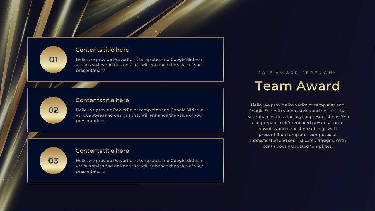 End of Year Awards Ceremony Event Slides [Corporate Celebration ...