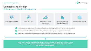 Globaler Branchenausblick für erneuerbare Energien – Markttrends und Zukunftsprognose Vorlagen für Geschäftspräsentationen_09