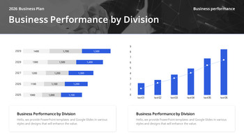 Strategischer Geschäftsplan für das neue Jahr 2026 – Unternehmensvision und Aktionsplan Einfache PowerPoint-Vorlagen_10