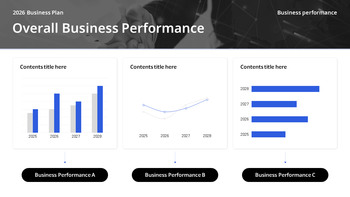 Strategischer Geschäftsplan für das neue Jahr 2026 – Unternehmensvision und Aktionsplan Einfache PowerPoint-Vorlagen_13
