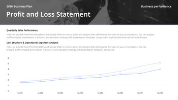 Strategischer Geschäftsplan für das neue Jahr 2026 – Unternehmensvision und Aktionsplan Einfache PowerPoint-Vorlagen_14