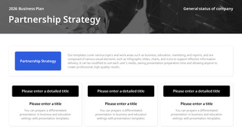 Strategischer Geschäftsplan für das neue Jahr 2026 – Unternehmensvision und Aktionsplan Einfache PowerPoint-Vorlagen_24