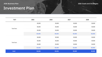 Strategischer Geschäftsplan für das neue Jahr 2026 – Unternehmensvision und Aktionsplan Einfache PowerPoint-Vorlagen_26