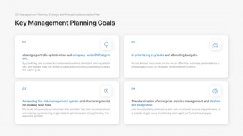 Präsentation des Arbeitsplans für das neue Jahr 2026 – Jahresziele und Umsetzungsstrategie Produktdeck_06