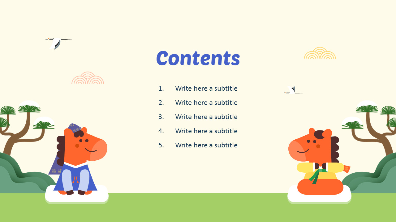 2026 New Year: Year of the Horse Slides – Annual Theme & Planning PPT ppt template_02