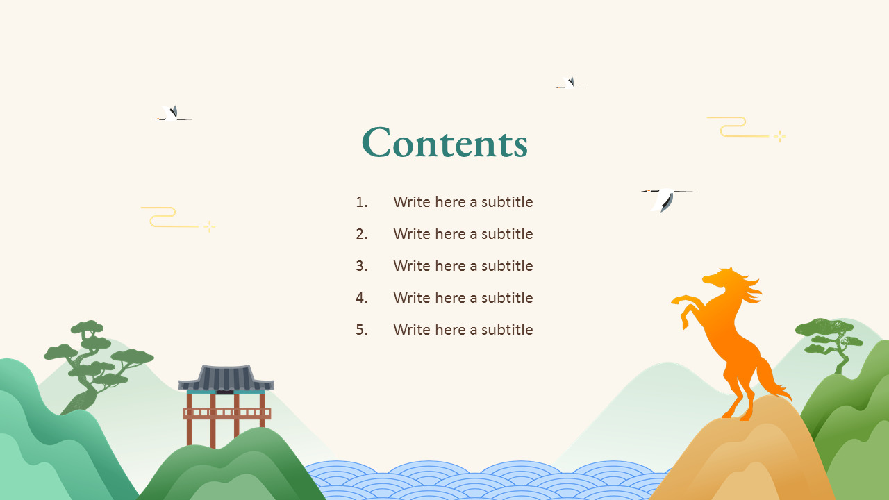 2026년 적마의 해 프레젠테이션 [전통 테마 PPT] 피피티 슬라이드_02