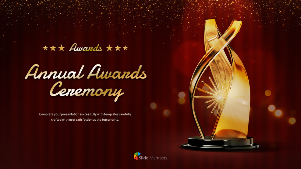 年度颁奖典礼【表彰活动展示】 商业计划书样本_01