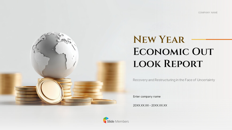 Wirtschaftsausblick zum neuen Jahr 2026 (Globale Markttrends & Prognose-PPT) Deck-Vorlagen_01