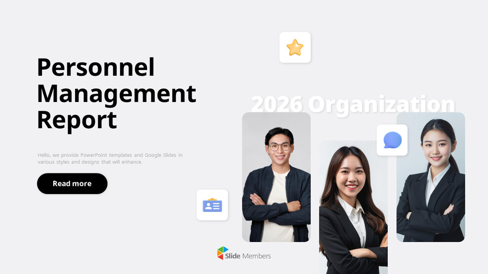 Personalmanagementbericht [HR-Strategie & Personalplanung PPT] Thema PPT-Vorlagen_01