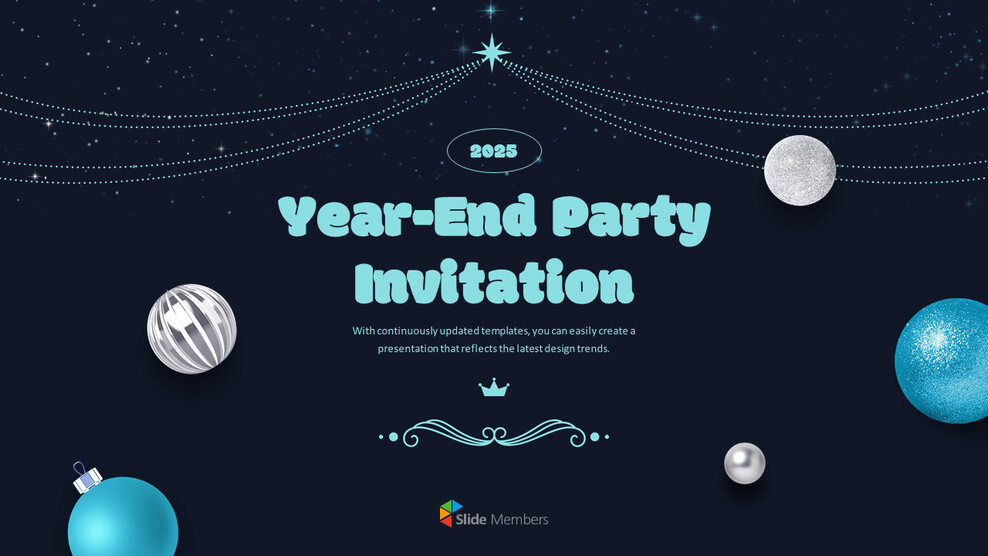 Year-End Party Invitation (Corporate Celebration Event Slides) PPT Presentation Samples_01