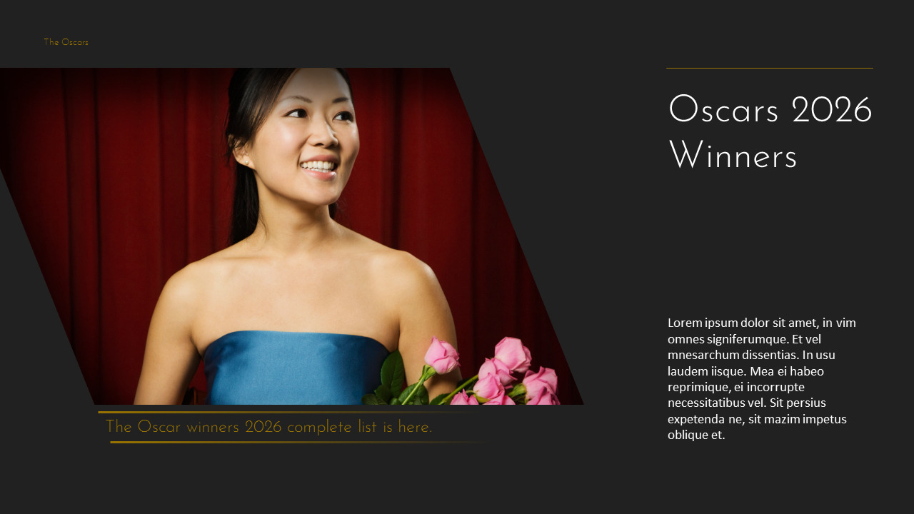 The Oscars 2026 95th Academy Awards Animation Templates
