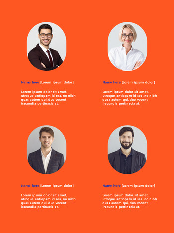 Modèle vertical de plan d\