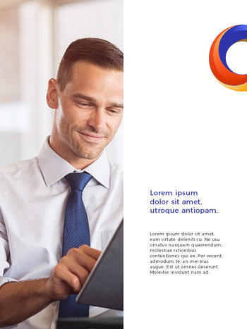 Modèle vertical de plan d\