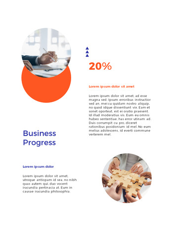 Modèle vertical de plan d\