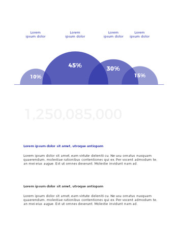 Modèle vertical de plan d\