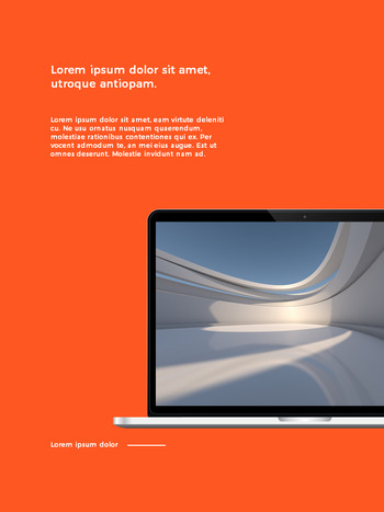 Modèle vertical de plan d\