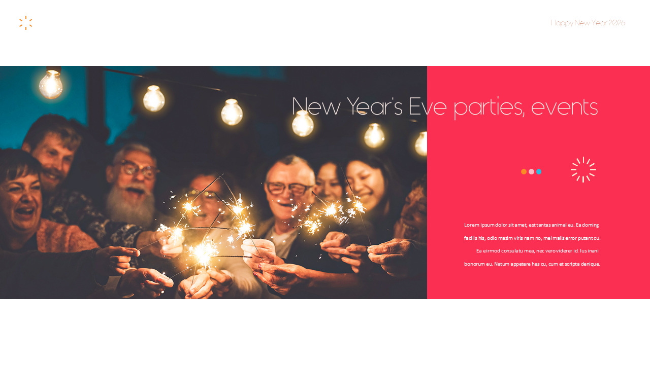 2026 Happy New Year PowerPoint Template