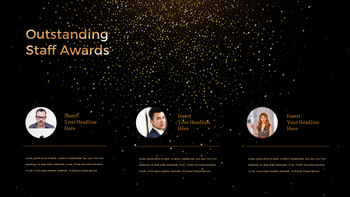 Gold 2026 Awards Ceremony Business Presentation PowerPoint Template